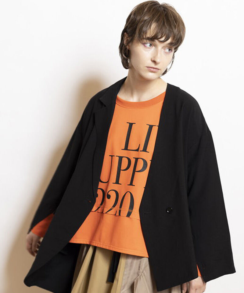  「アシンメトリージャケット」|テーラードジャケット|BLACK