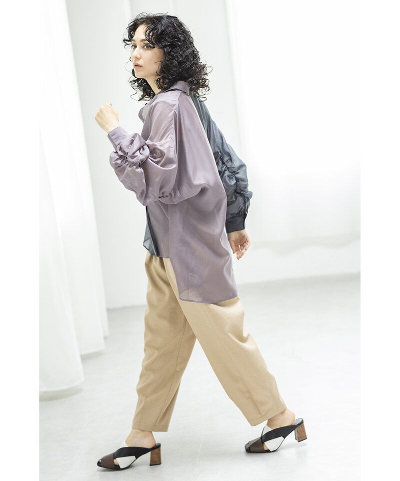  「ボリュームスリーブブラウス」|シャツ・ブラウス|