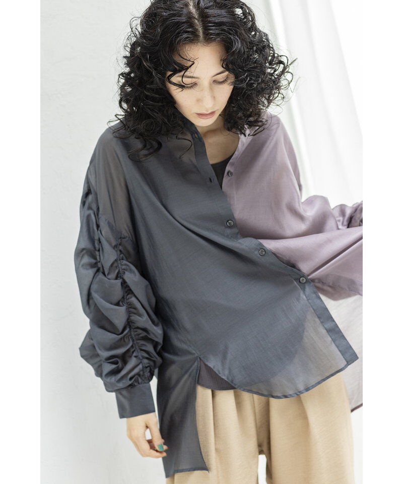  「ボリュームスリーブブラウス」|シャツ・ブラウス|