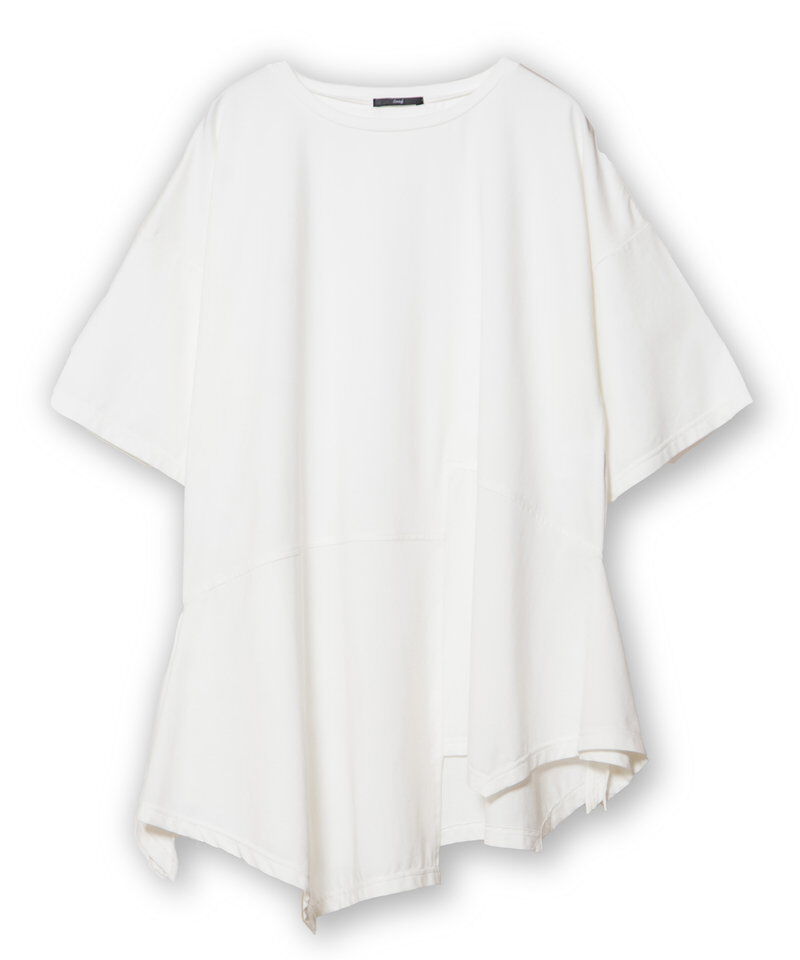  「イレギュラーヘムTシャツ」|Tシャツ・カットソー|