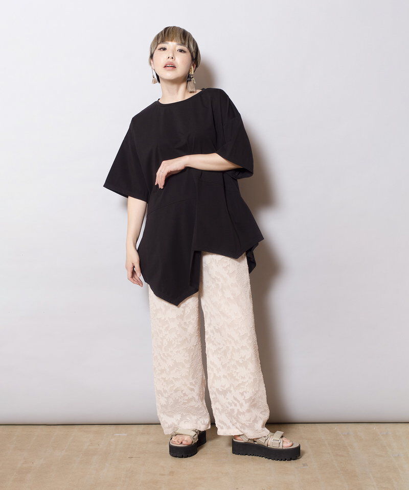  「イレギュラーヘムTシャツ」|Tシャツ・カットソー|