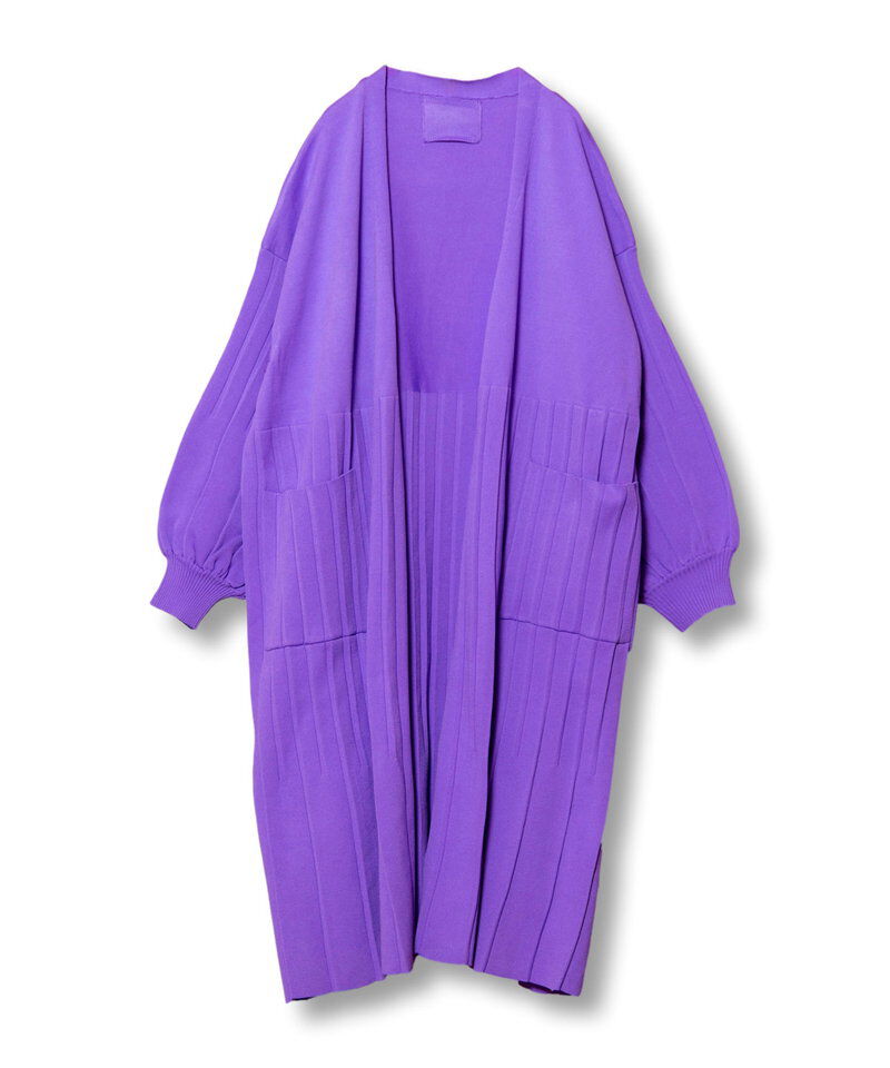  「プリーツニットカーディガン」|ニット・セーター|