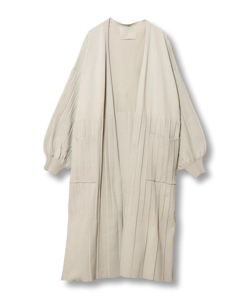  「プリーツニットカーディガン」|ニット・セーター|