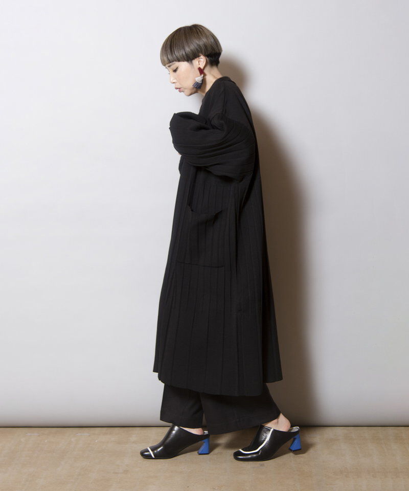  「プリーツニットカーディガン」|ニット・セーター|