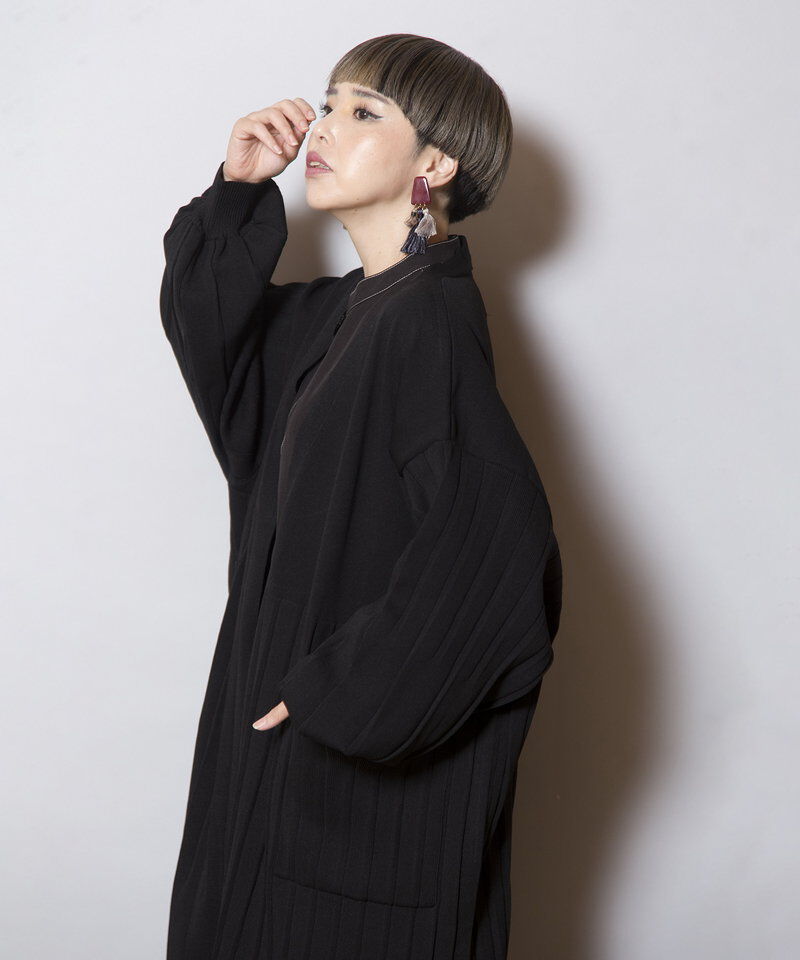  「プリーツニットカーディガン」|ニット・セーター|