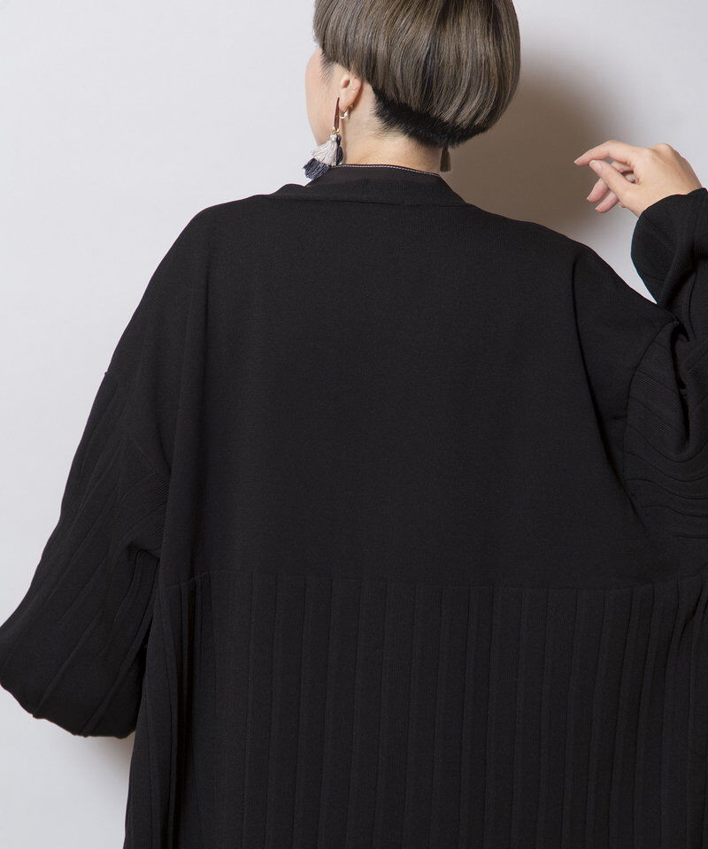 「プリーツニットカーディガン」|ニット・セーター|