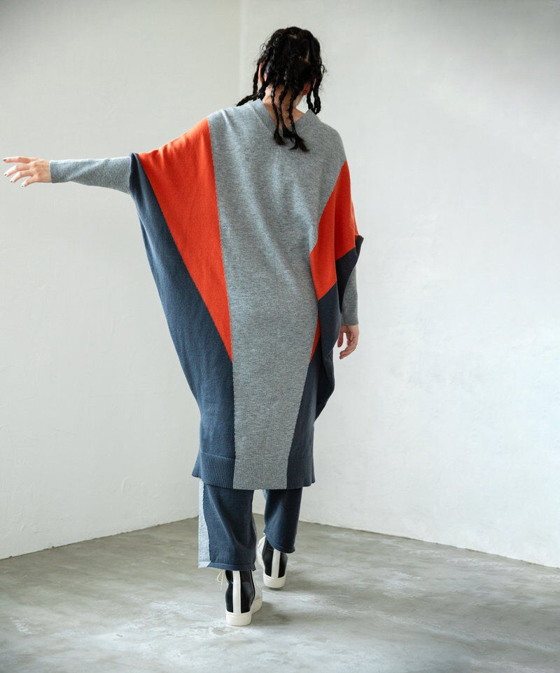  「2WAY配色ニットパンツ」|その他|