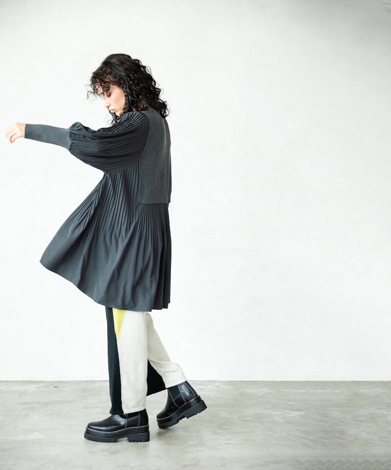  「2WAY配色ニットパンツ」|その他|