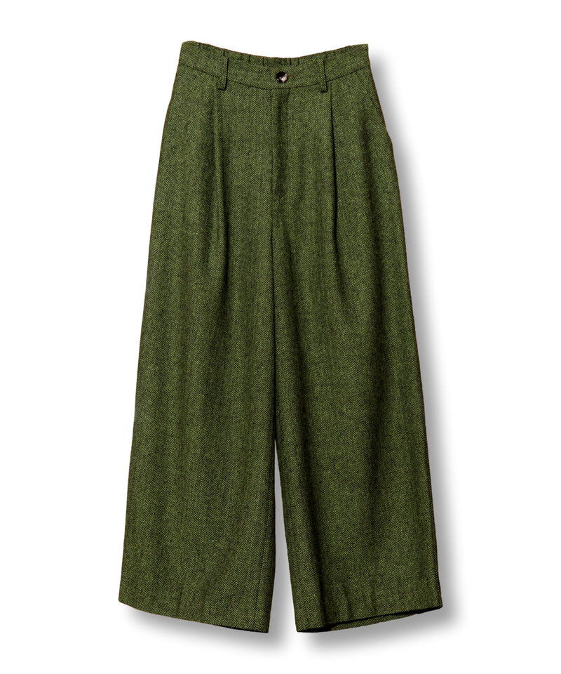  「ヘリンボーンワイドパンツ」|その他|
