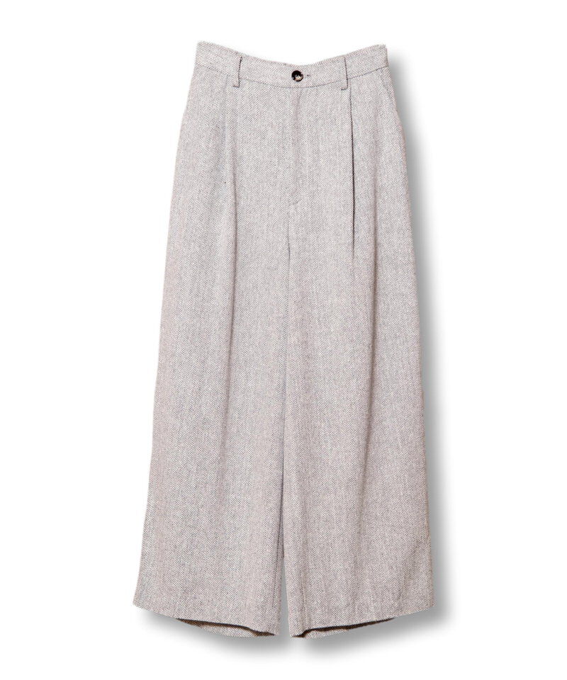  「ヘリンボーンワイドパンツ」|その他|