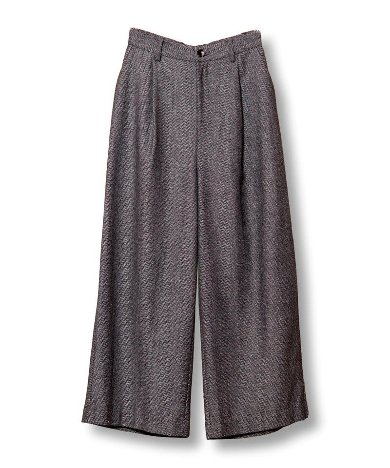  「ヘリンボーンワイドパンツ」|その他|