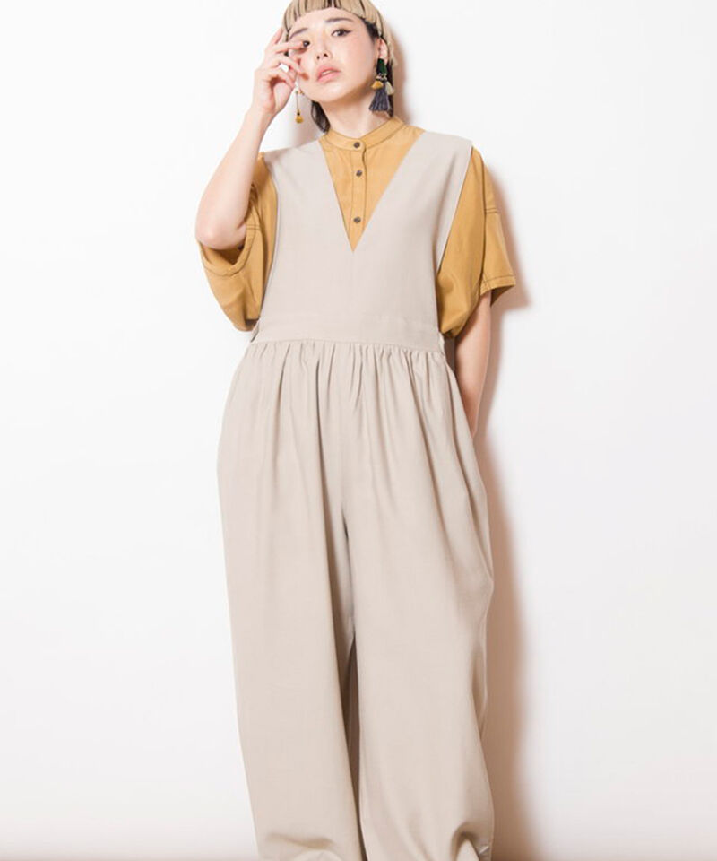  「2WAYギャザーオールインワン」|オールインワン|L.BEIGE