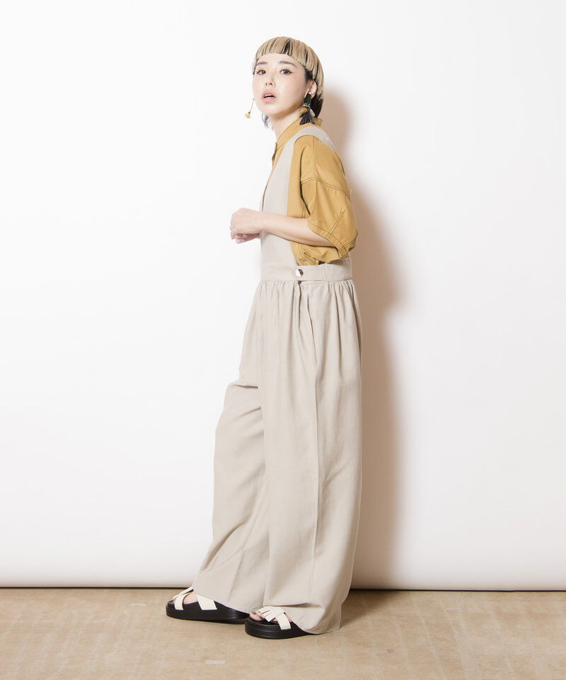  「2WAYギャザーオールインワン」|オールインワン|