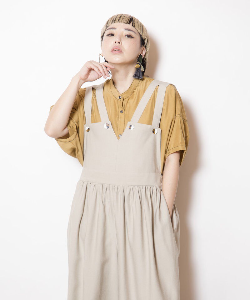  「2WAYギャザーオールインワン」|オールインワン|