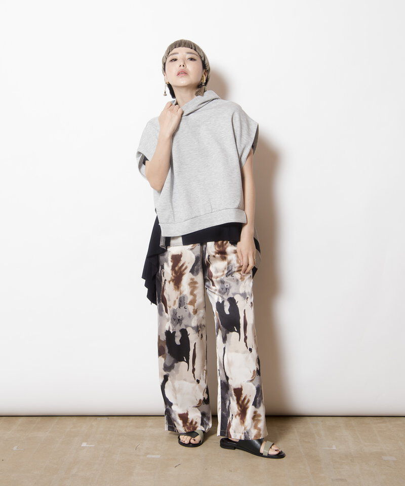  「イレギュラーヘムフードプルオーバー」|パーカー|