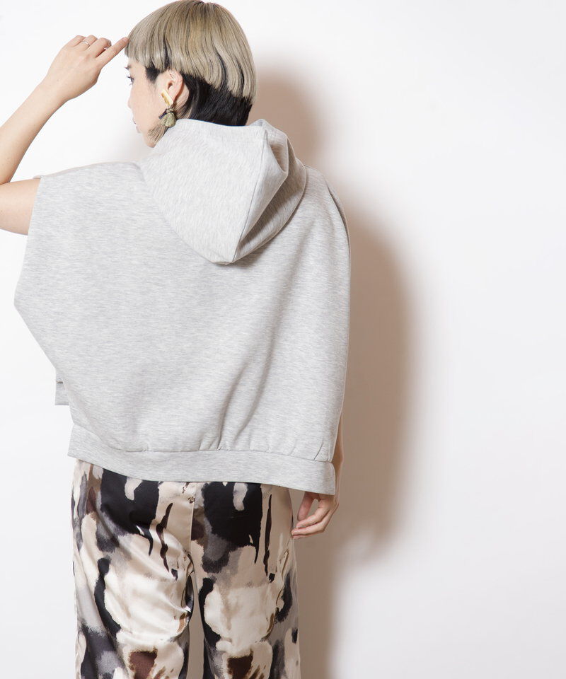  「イレギュラーヘムフードプルオーバー」|パーカー|