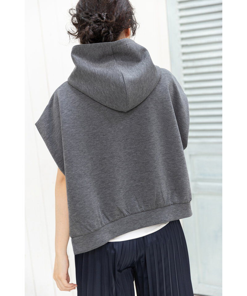  「イレギュラーヘムフードプルオーバー」|パーカー|