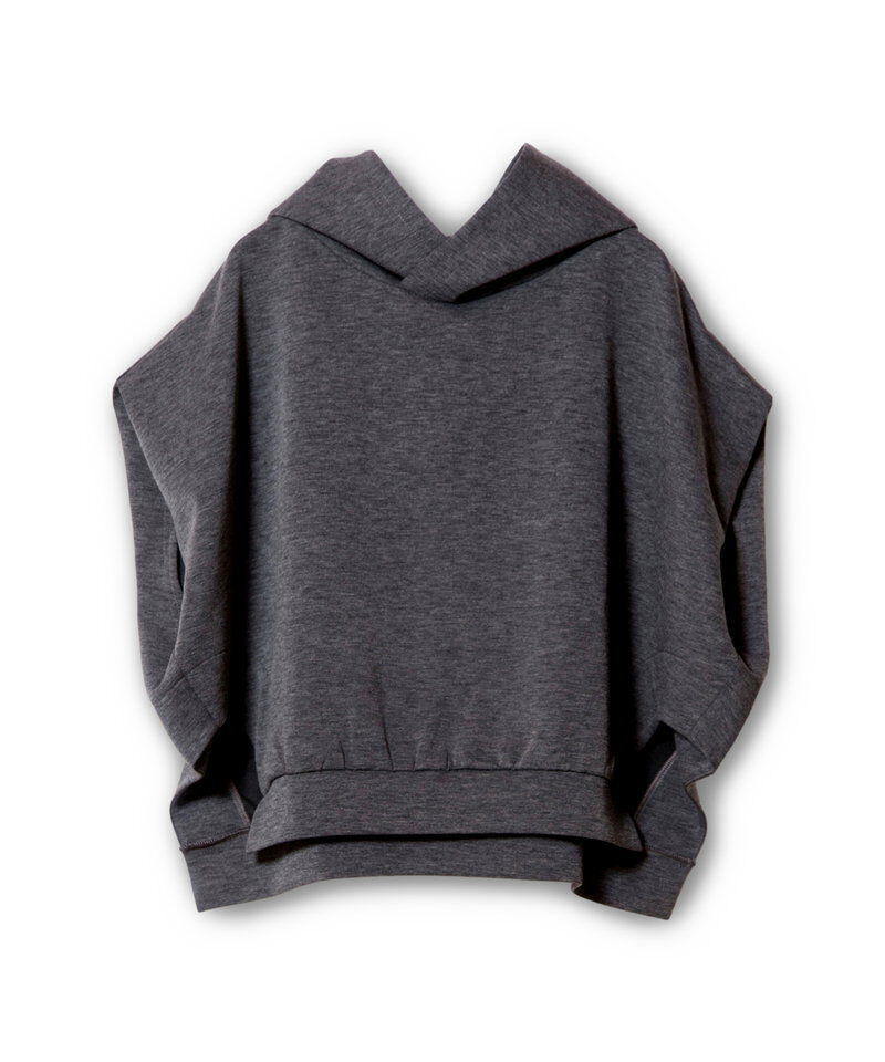  「イレギュラーヘムフードプルオーバー」|パーカー|