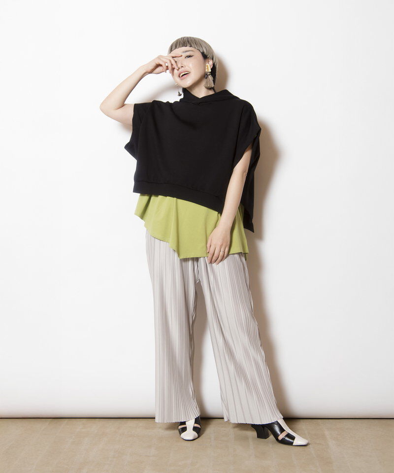  「イレギュラーヘムフードプルオーバー」|パーカー|