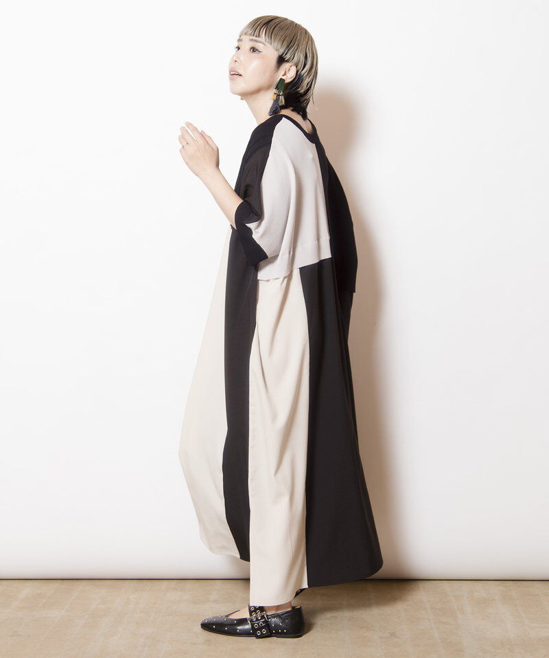  「2WAY切替ニットワンピース」|ワンピース|