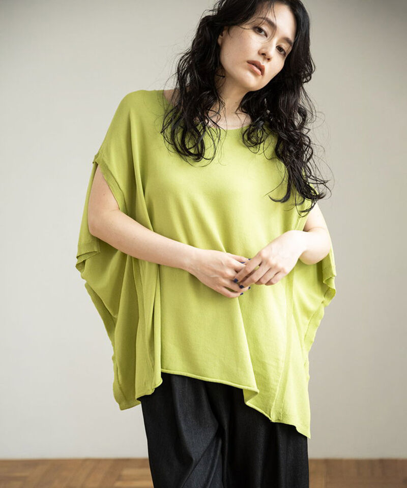  「2WAYニットポンチョ」|ニット・セーター|L.GREEN