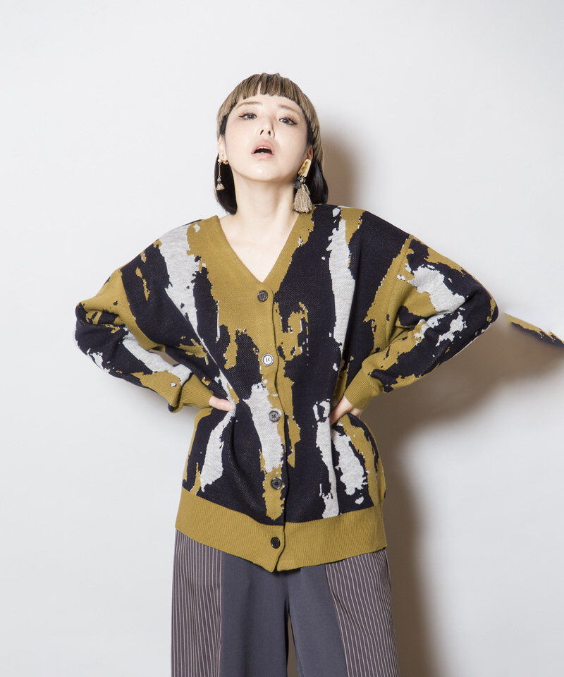  「2WAYジャガードニットプルオーバー」|ニット・セーター|