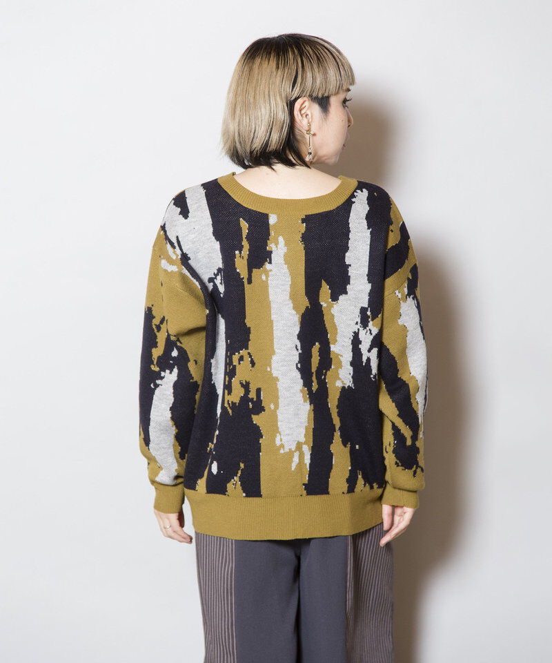  「2WAYジャガードニットプルオーバー」|ニット・セーター|