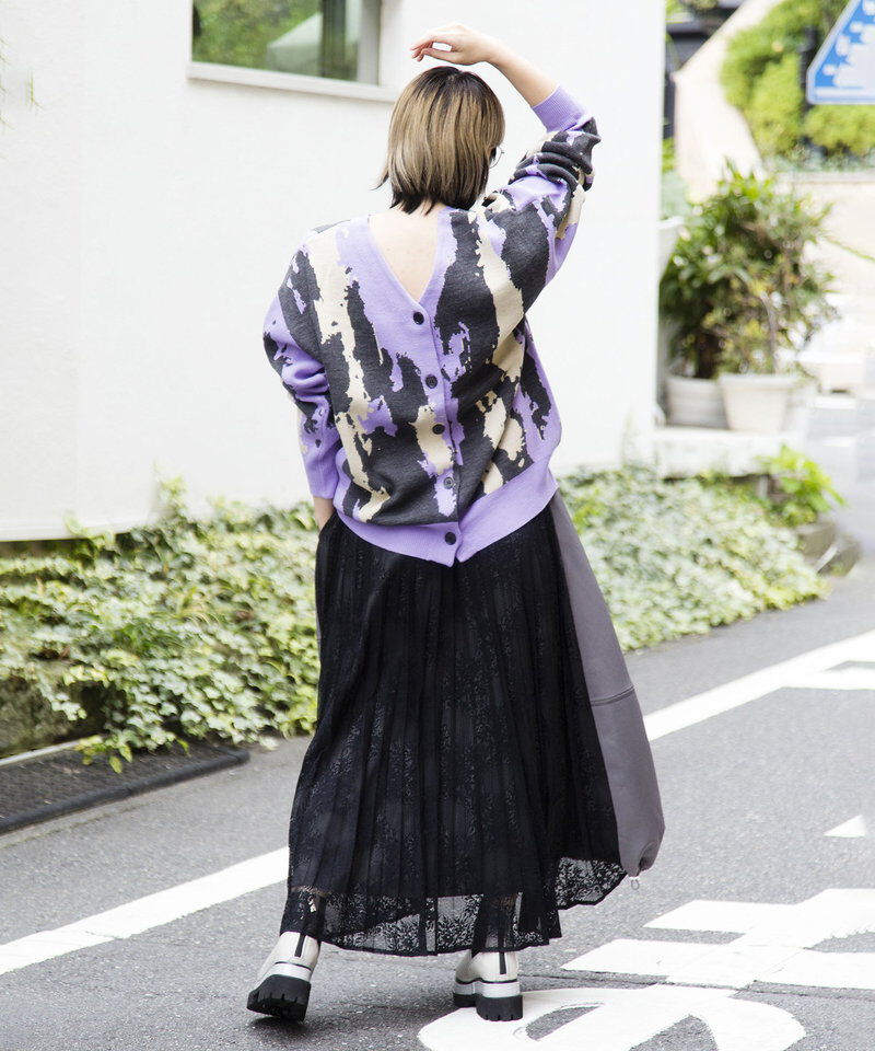  「2WAYジャガードニットプルオーバー」|ニット・セーター|