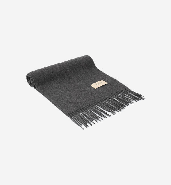 Morris & Sons「MORRIS & SONS | カシミヤマフラー SOLID」|マフラー|GREY