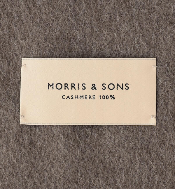 Morris & Sons「MORRIS & SONS | カシミヤマフラー SOLID」|マフラー|