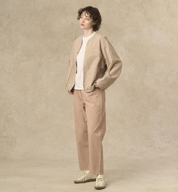 DANTON「DANTON | カラーデニム イージーパンツ WOMEN」|デニム|