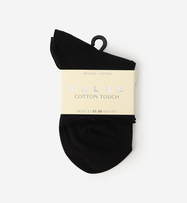 FALKE 「FALKE | 47106 COTTON TOUCH SHORT SOCKS WOMEN」|ソックス|BLACK