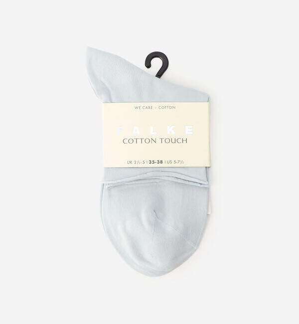 FALKE 「FALKE | 47106 COTTON TOUCH SHORT SOCKS WOMEN」|ソックス|LTBLUE