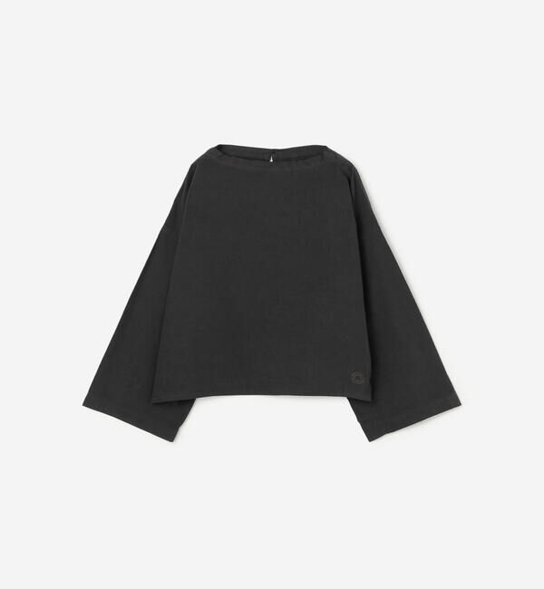 ORCIVAL「ORCIVAL | ガーメントダイ スタンドカラープルオーバー WOMEN」|シャツ・ブラウス|BLACK