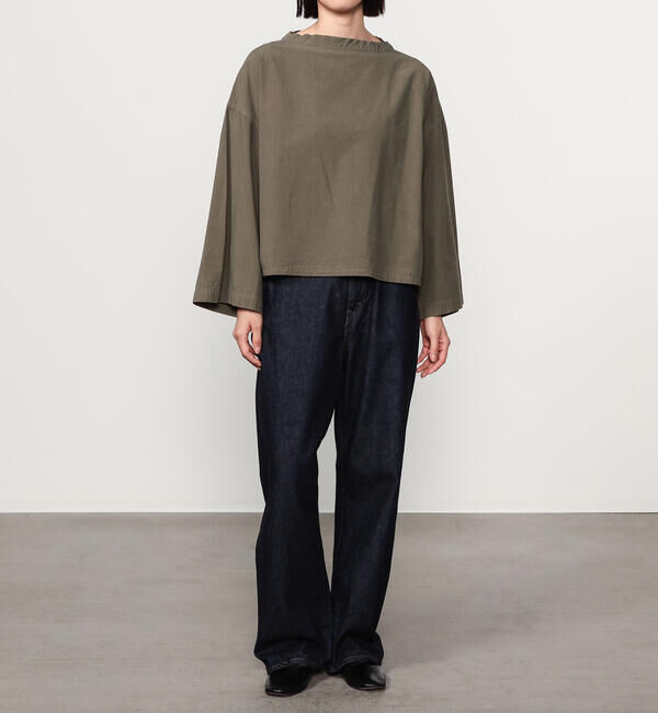 ORCIVAL「ORCIVAL | ガーメントダイ スタンドカラープルオーバー WOMEN」|シャツ・ブラウス|