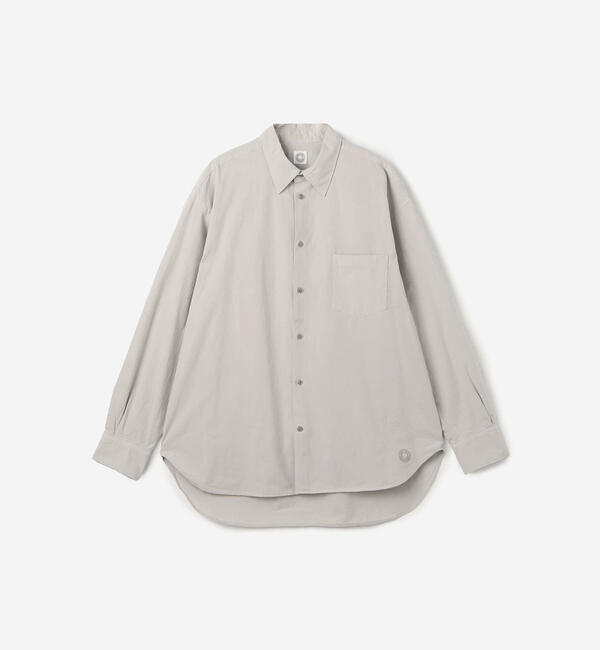 ORCIVAL「ORCIVAL | ガーメントダイ レギュラーカラーシャツ MEN」|シャツ・ブラウス|LTGREY