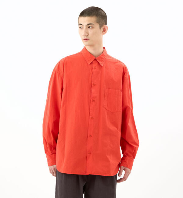 ORCIVAL「ORCIVAL | ガーメントダイ レギュラーカラーシャツ MEN」|シャツ・ブラウス|