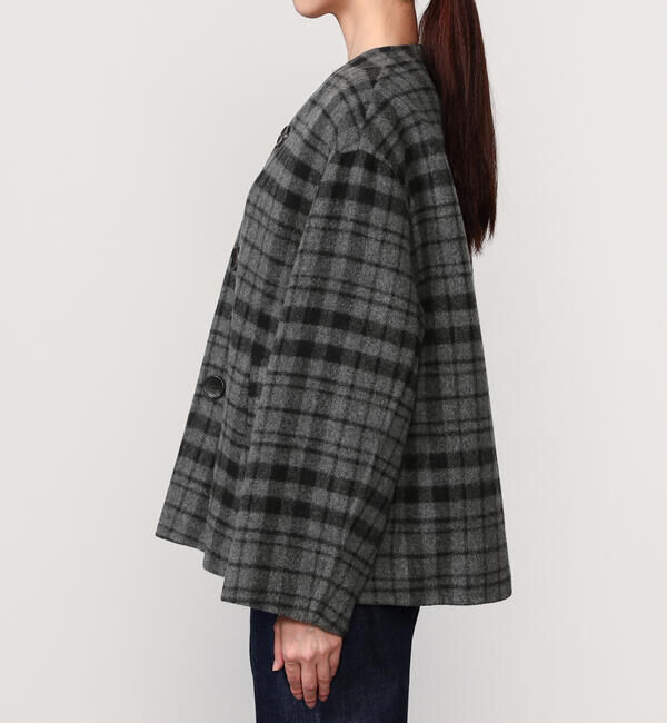 LE GLAZIK「LE GLAZIK | ウールリバー ジャケット WOMEN」|テーラードジャケット|