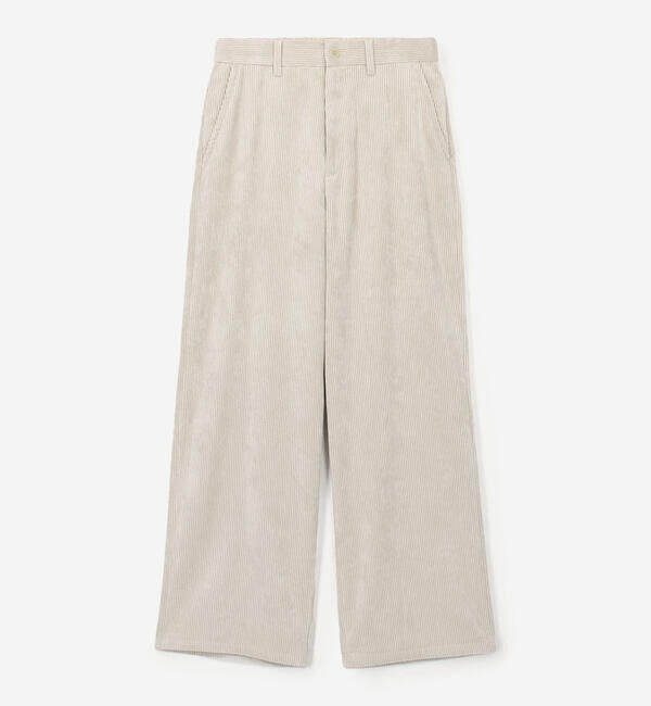 Morris & Sons「MORRIS & SONS | コーデュロイ イージーパンツ WOMEN」|チノ|BEIGE