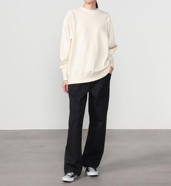  「TUF-NUT | T/C TWILL WIDE WORK TROUSERS WOMEN」|チノ|