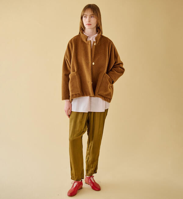  「GALLEGO DESPORTES | レーヨン イージーパンツ WOMEN」|チノ|