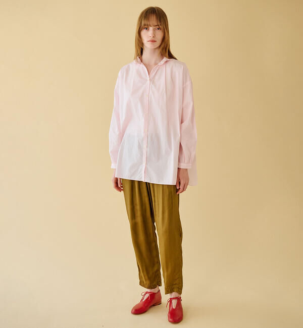  「GALLEGO DESPORTES | レーヨン イージーパンツ WOMEN」|チノ|