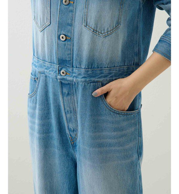  「デニムジャンプスーツ」|ワンピース|