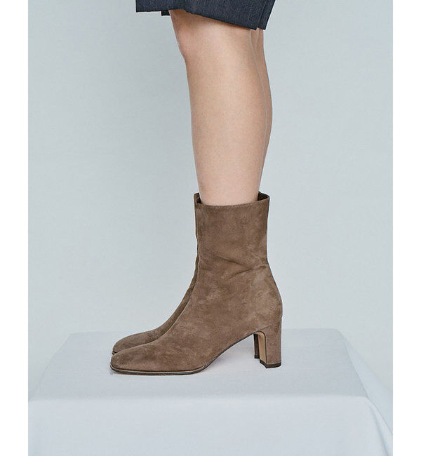 Hoaw.「【Hoaw.】スクエアショートブーツ」|ショートブーツ|