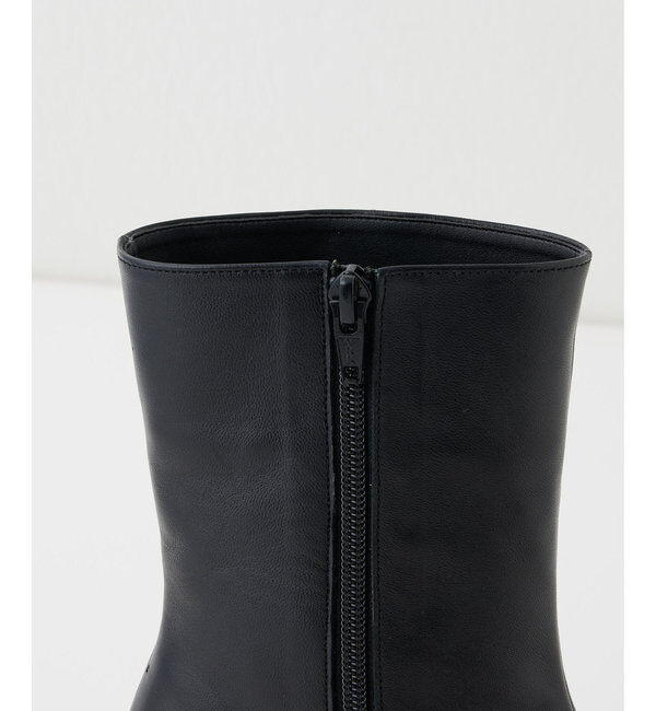 Hoaw.「【Hoaw.】スクエアショートブーツ」|ショートブーツ|