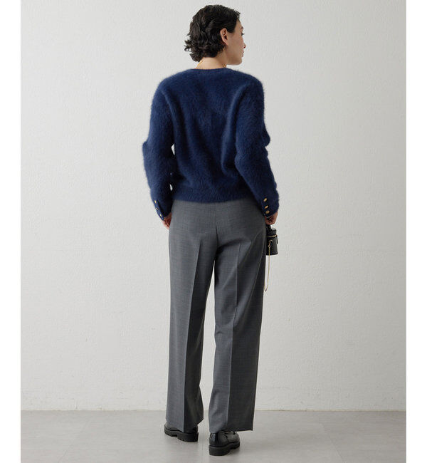  「カシミヤ混ファーニットジャケット」|ニット・セーター|