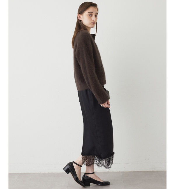  「カシミヤ混ファーニットジャケット」|ニット・セーター|