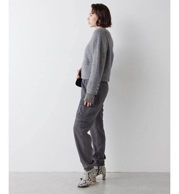  「カシミヤ混ファーニットジャケット」|ニット・セーター|