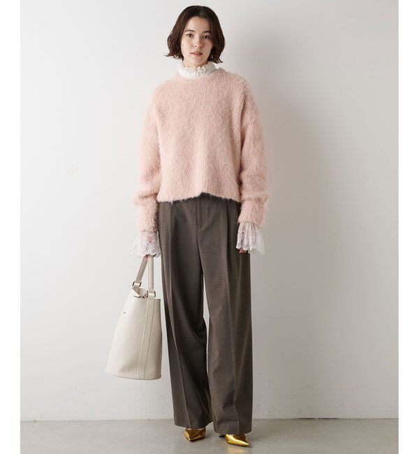  「ワイドタックパンツ」|チノ|