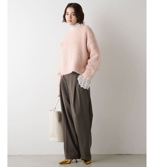  「ワイドタックパンツ」|チノ|